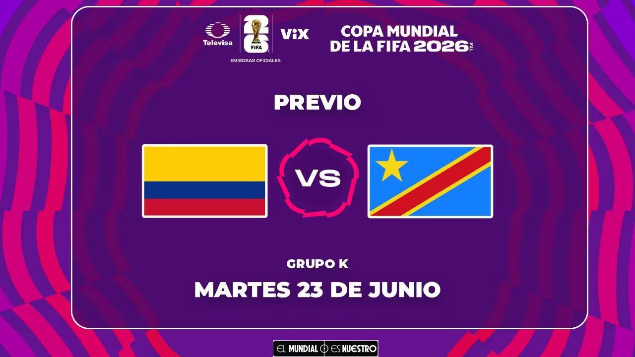 Colombia y RD Congo se enfrentan en Mundial 2026