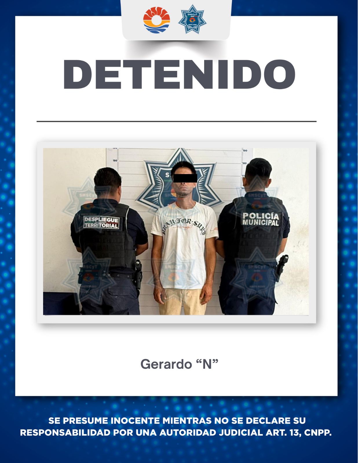 Detienen a hombre por desobediencia en Cancún