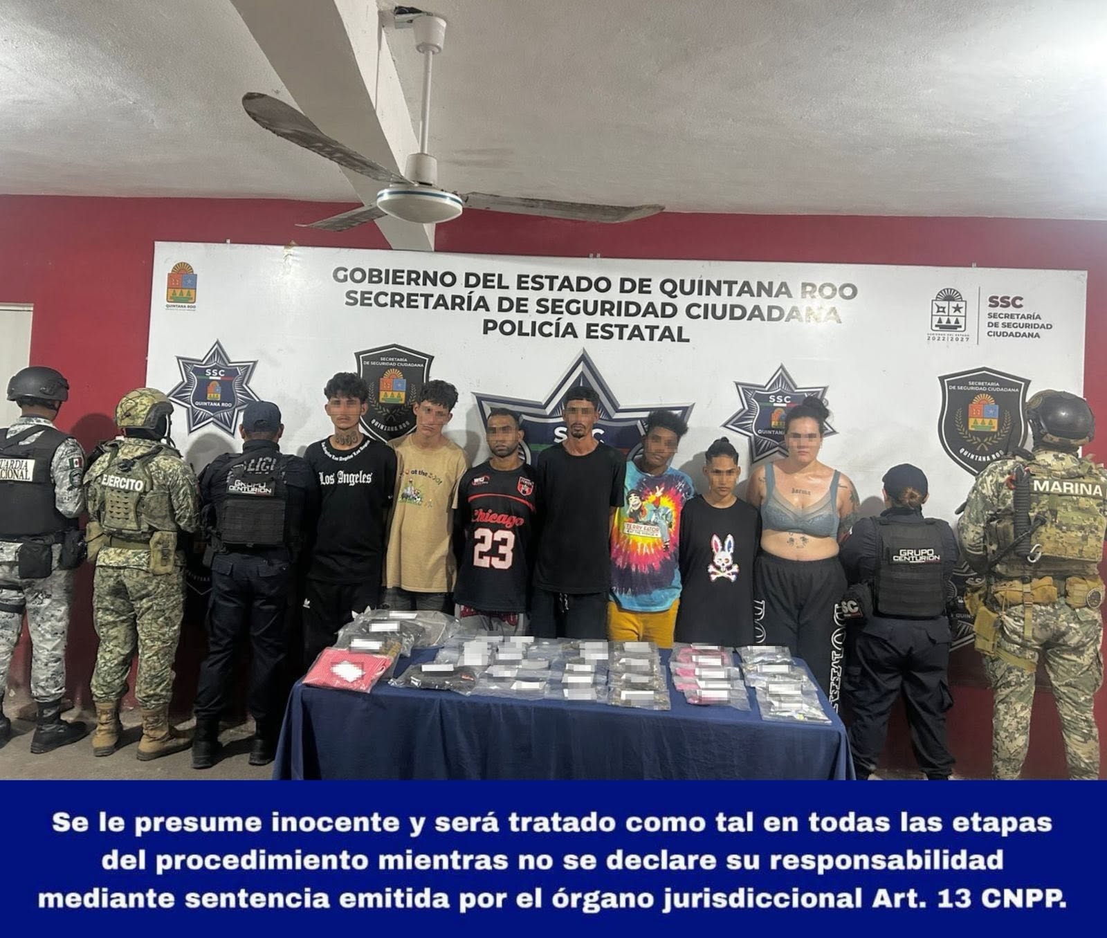 Detienen a siete por presuntos delitos contra la salud en Holbox