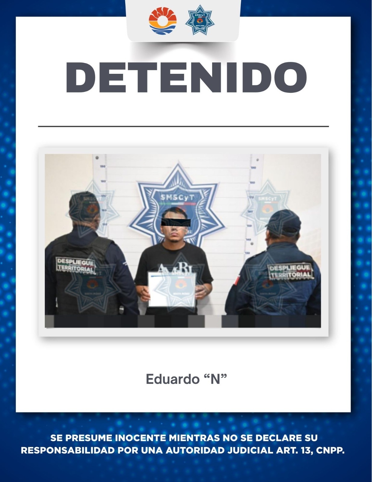 Detienen a hombre por desobediencia en Cancún