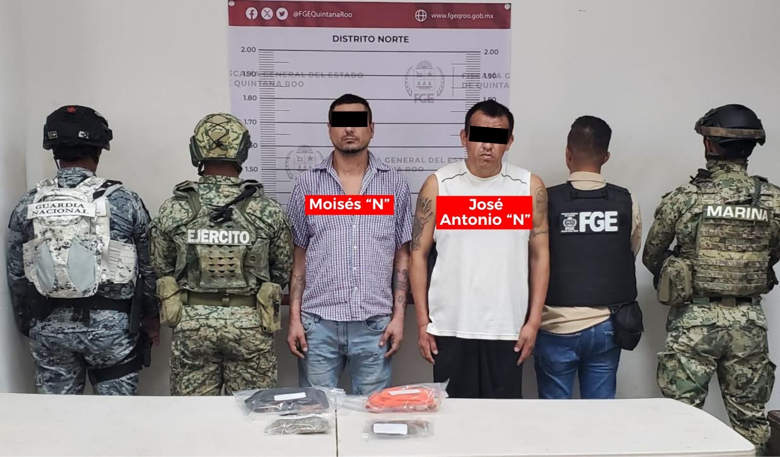 Detienen a tres por narcomenudeo en Quintana Roo