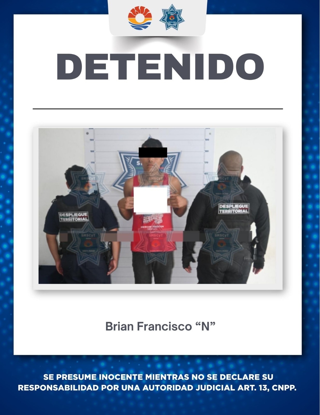 Policía Cancún detiene a hombre por desobediencia y resistencia