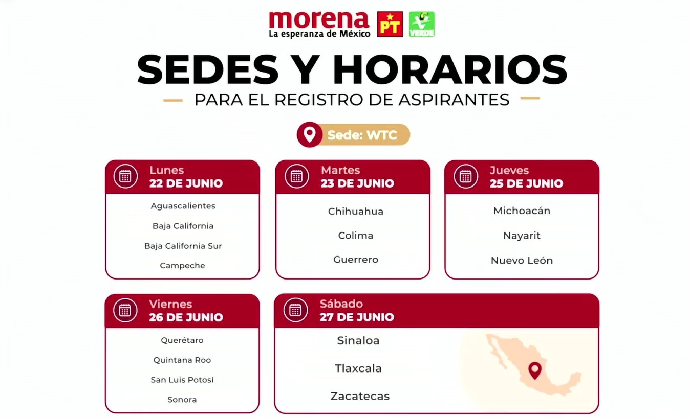 Morena abre inscripciones para coordinadores en Quintana Roo