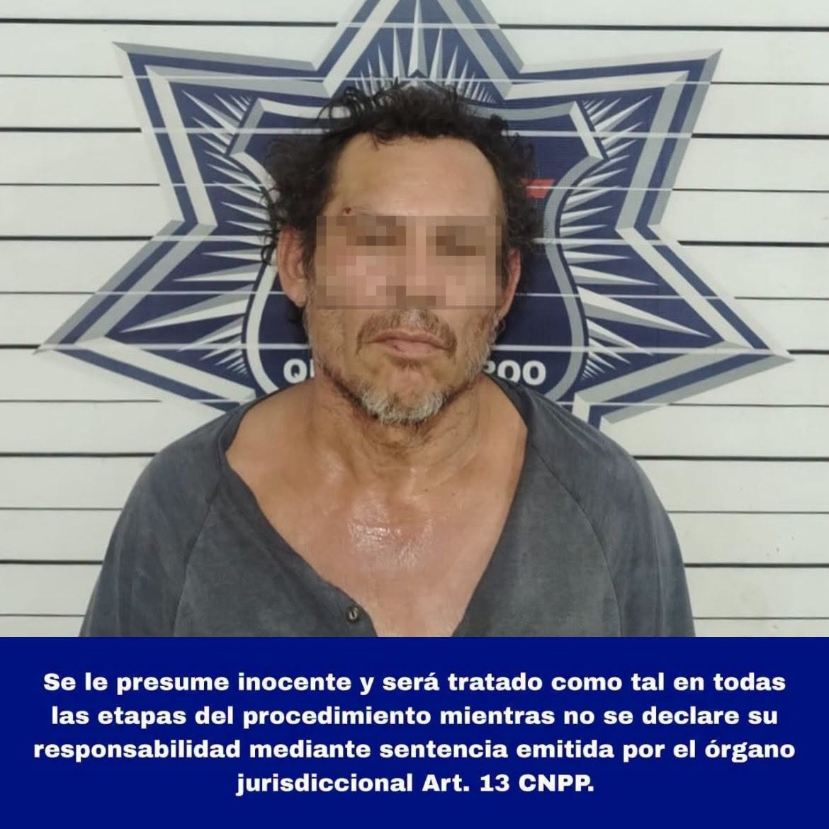 Detienen a presunto homicida en Benito Juárez