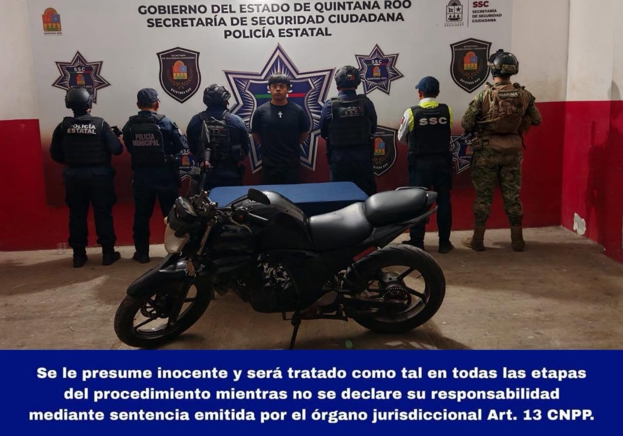 Detienen a presunto encubridor en Othón P. Blanco