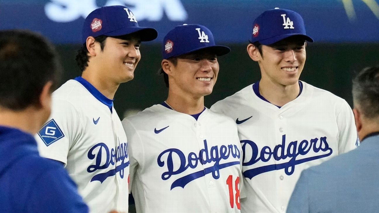 Pitchers japoneses destacan con Dodgers en MLB 2026