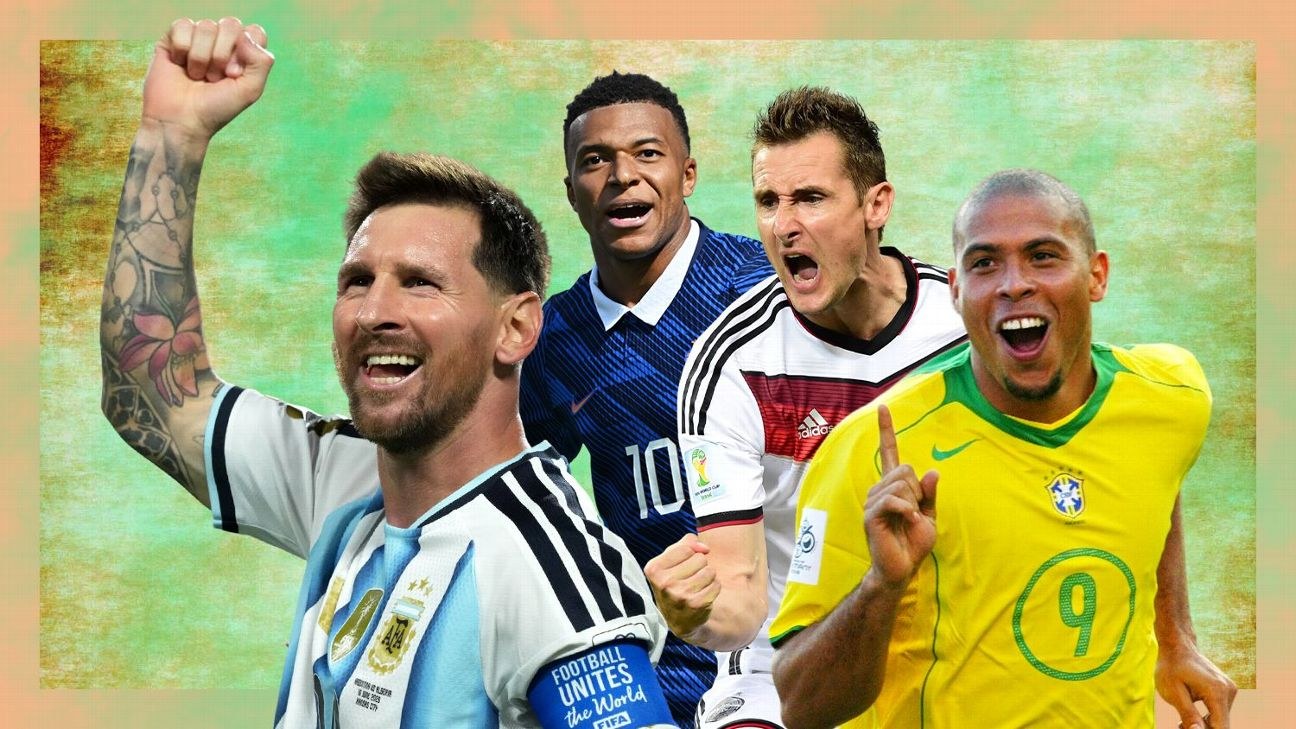 Messi iguala récord de máximo goleador en Mundiales