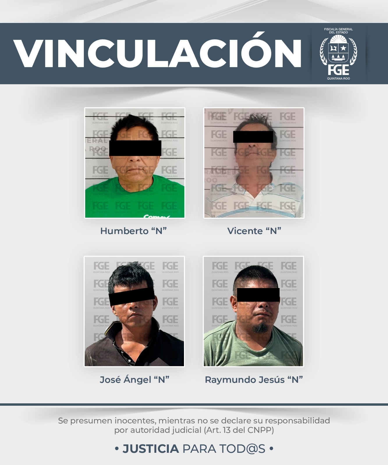 FGE vincula a proceso a 9 por narcomenudeo en Quintana Roo