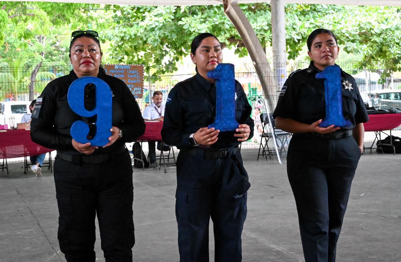 Policía Cancún realiza jornada de proximidad social