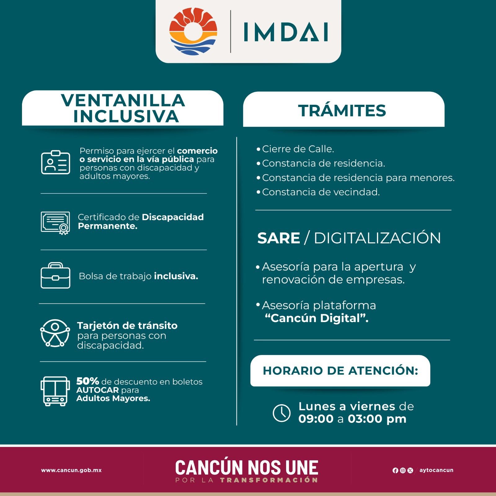 Benito Juárez facilita trámites en Ventanilla Única