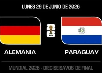 Alemania y Paraguay se enfrentan en 16avos del Mundial 2026