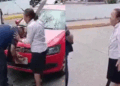 VIDEO🚨 Abuelita con machete enfrenta a tránsitos en Chiapas