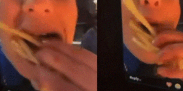 VIDEO🍟 Empleada mete papas a su boca y después las sirve