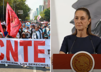 Sheinbaum rechaza diálogo directo con la CNTE