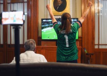 Sheinbaum celebra triunfo de México en Mundial 2026