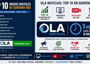 OLA Noticias entre los 10 medios digitales top en Quintana Roo