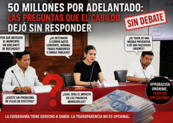 50 millones por adelantado para playa del carmen: las preguntas que el Cabildo dejó sin responder