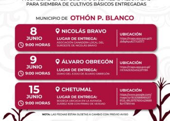 SEDARPE inicia entrega de semilla mejorada en Quintana Roo