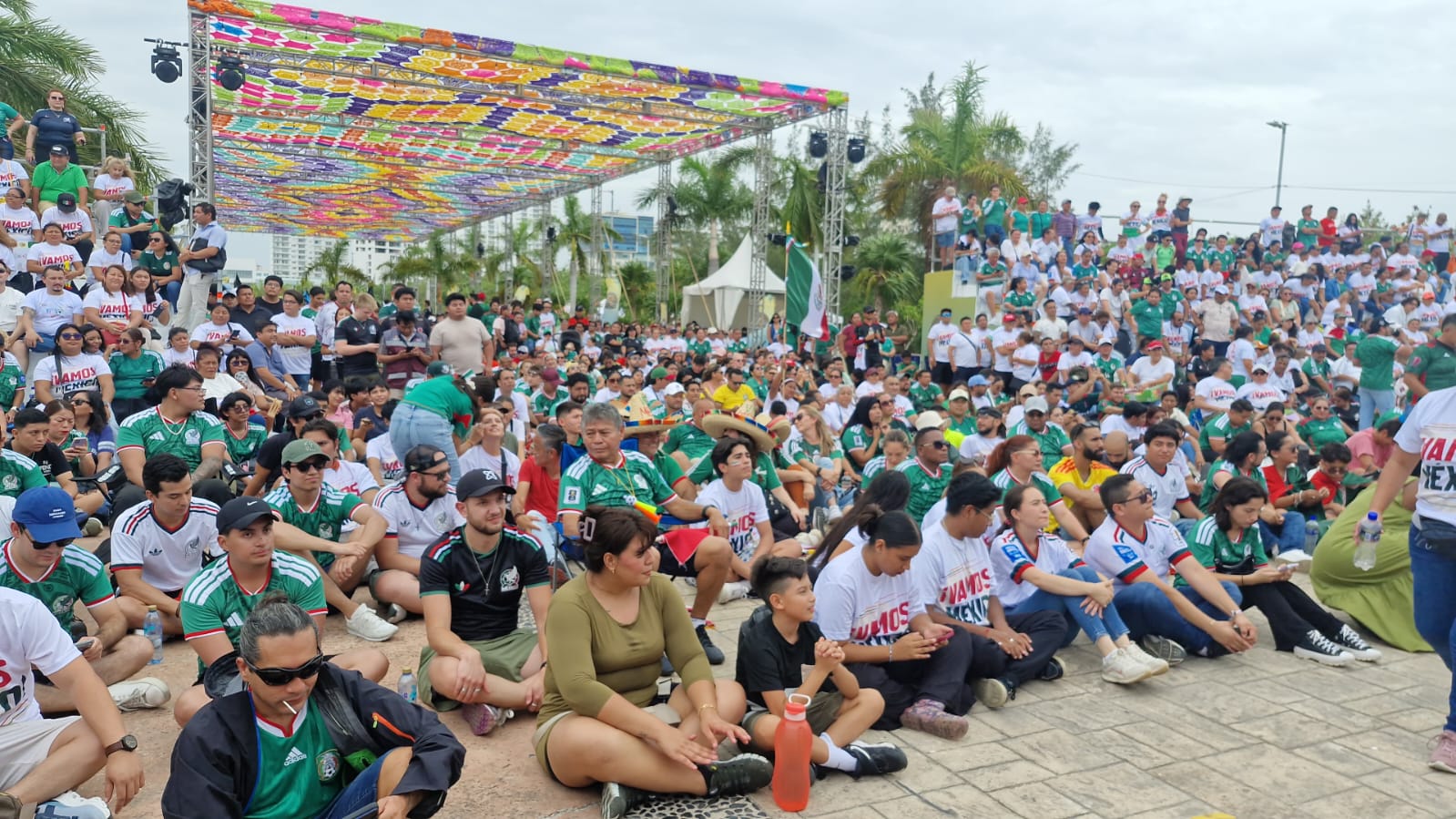 Celebran victoria de México en Fut Fest de Cancún