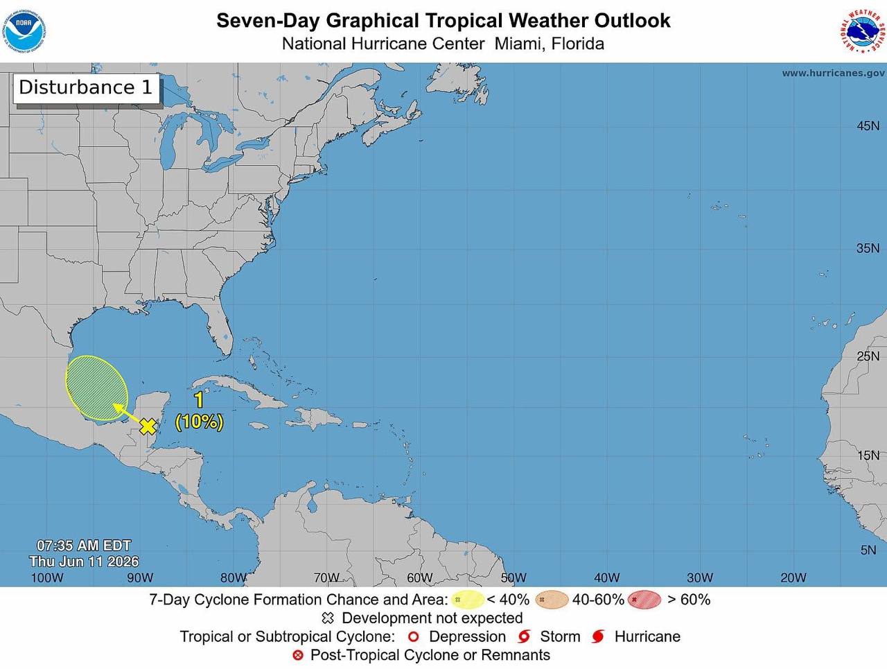 Se esperan lluvias extremas en Quintana Roo