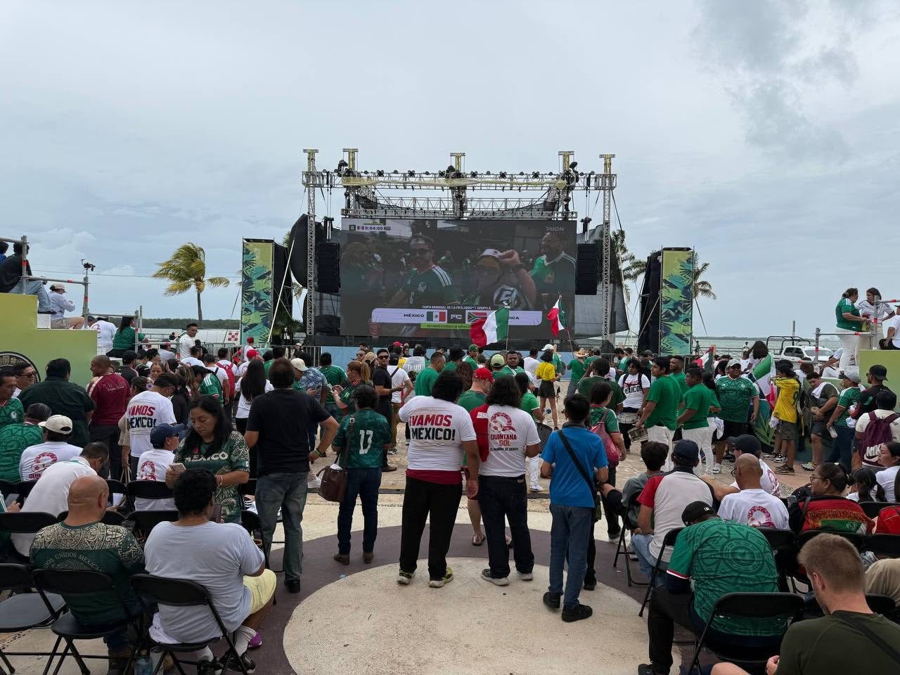 Celebran victoria de México en Fut Fest de Cancún