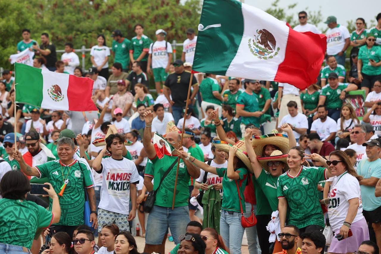 Celebran victoria de México en Fut Fest de Cancún