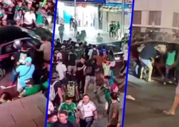 VIDEO😱 Festejo por triunfo de México acaba en tragedia; 17 lesionados