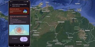 Google alerta a venezolanos sobre doble terremoto