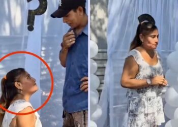 VIDEO//😱💔 Le pidió matrimonio delante de todos y su reacción se volvió viral