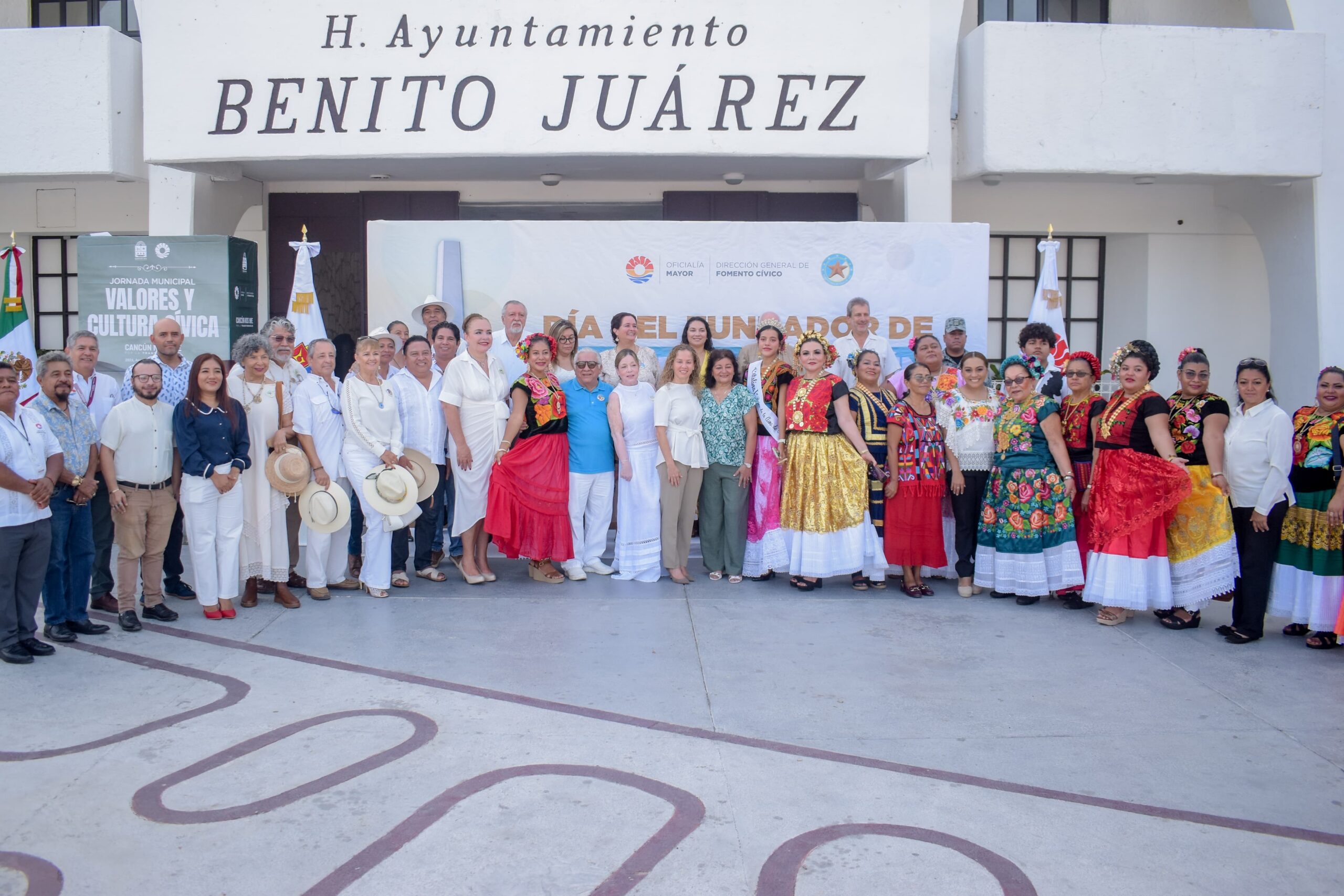 Benito Juárez conmemora Día del Fundador de Cancún