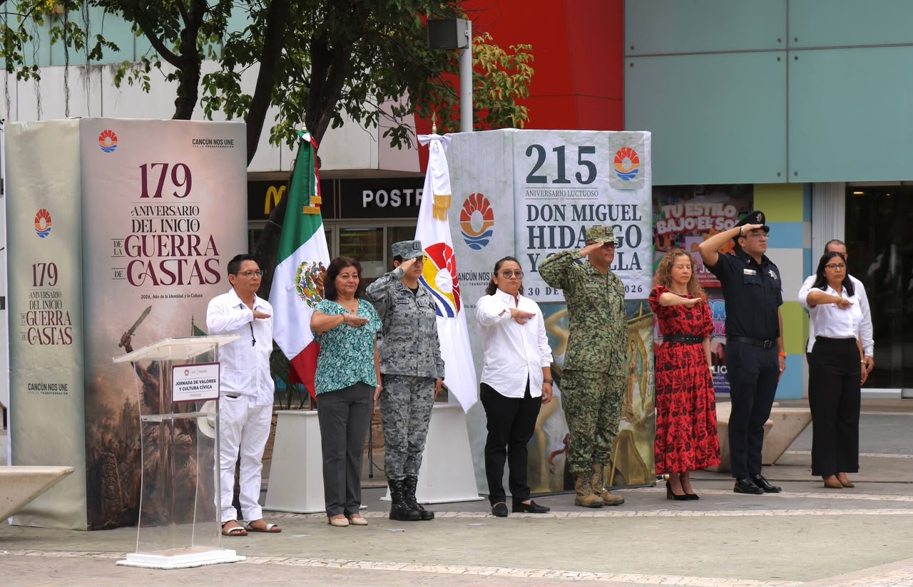 Benito Juárez conmemora aniversario de Guerra de Castas