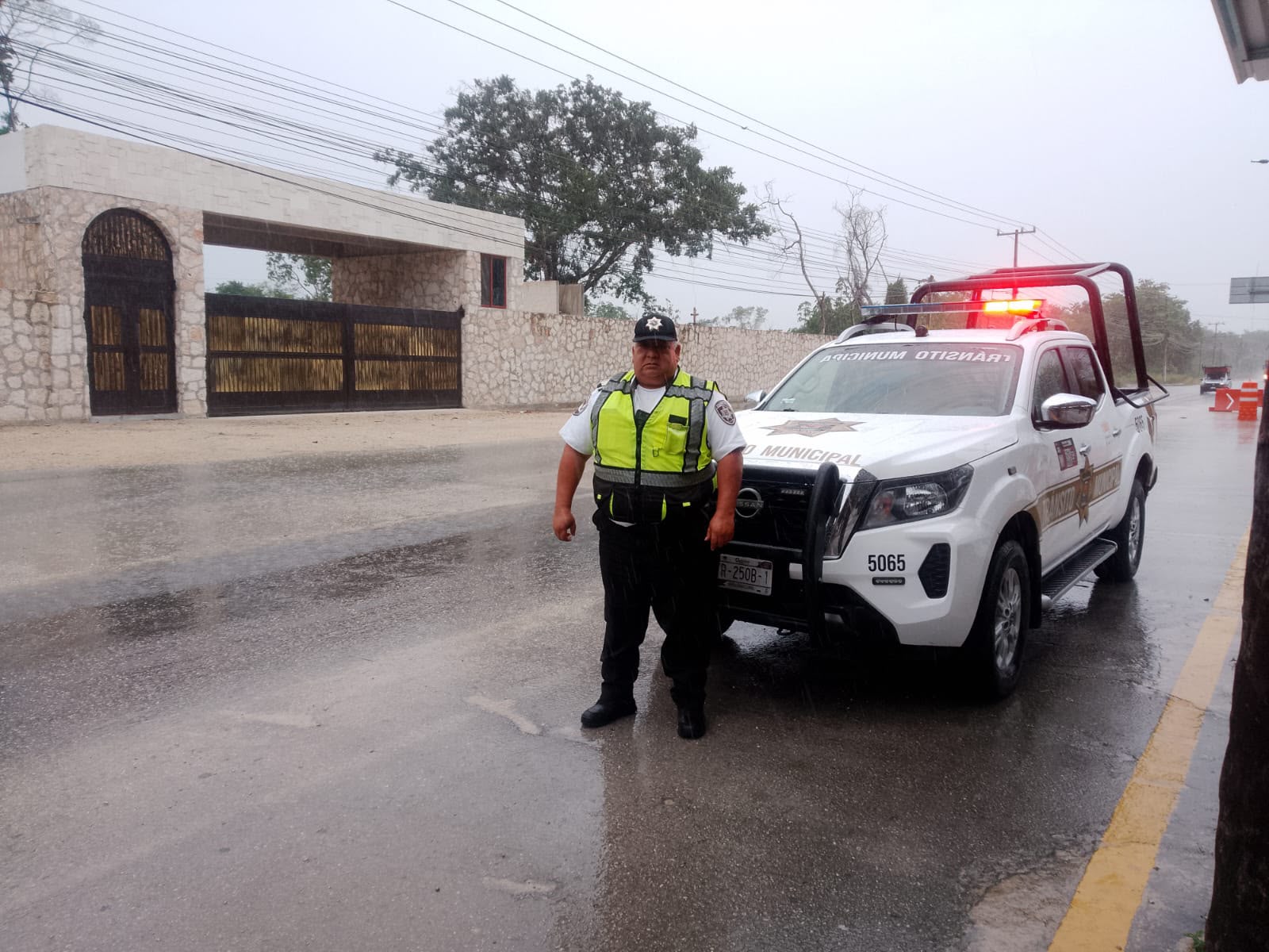 Benito Juárez activa operativo por lluvias intensas