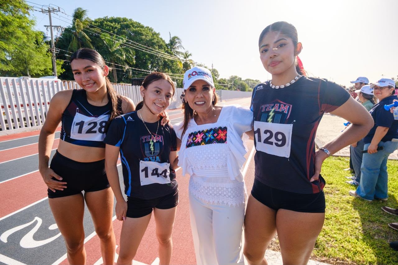 Chetumal inaugura primera pista internacional de atletismo