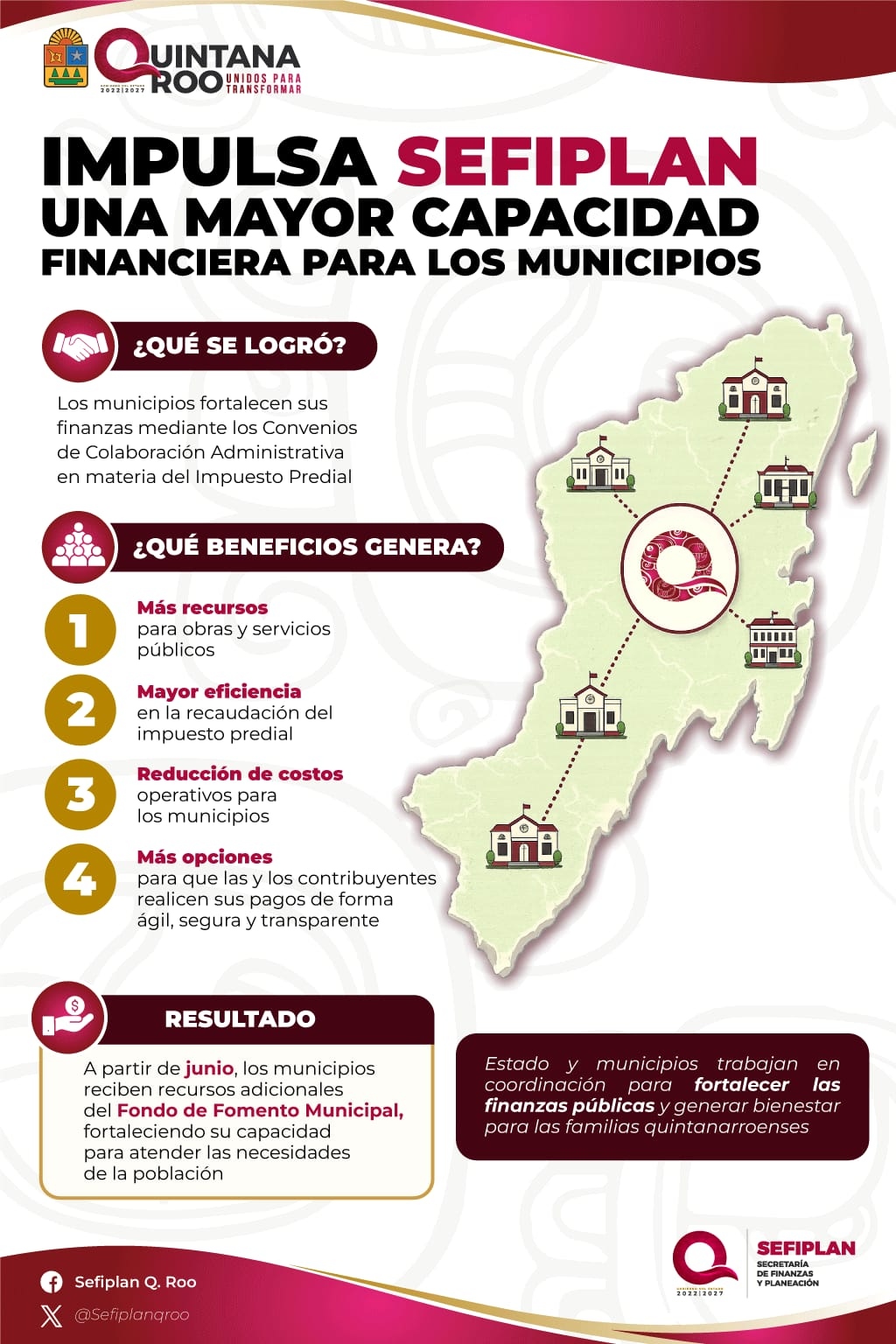SEFIPLAN impulsa finanzas municipales en Quintana Roo