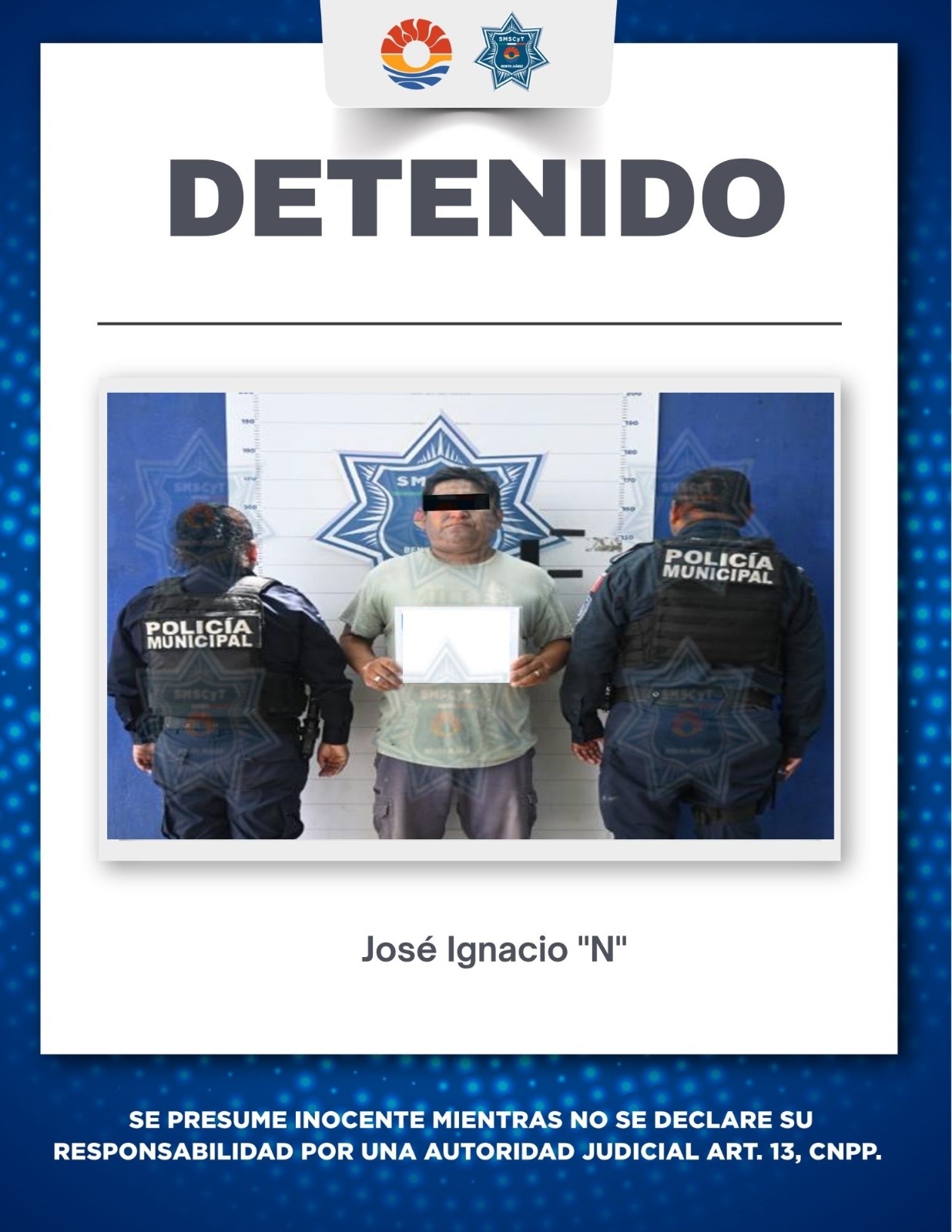 Policía Cancún recupera vehículo robado y detiene a un hombre
