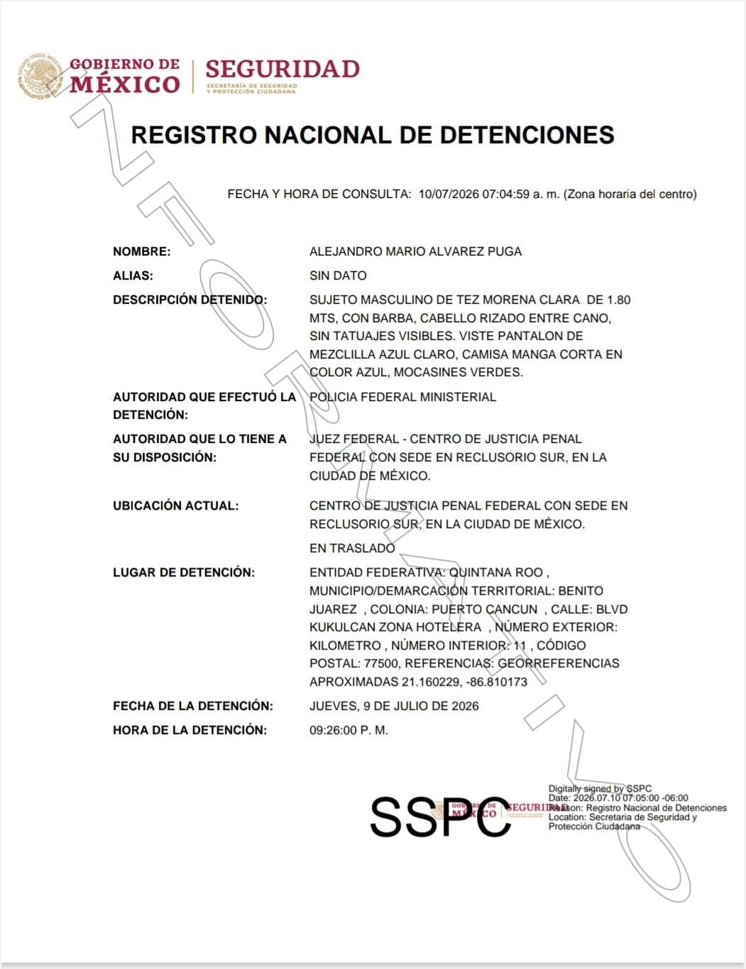 Detienen en Cancún a cuñado de Inés Gómez Mont