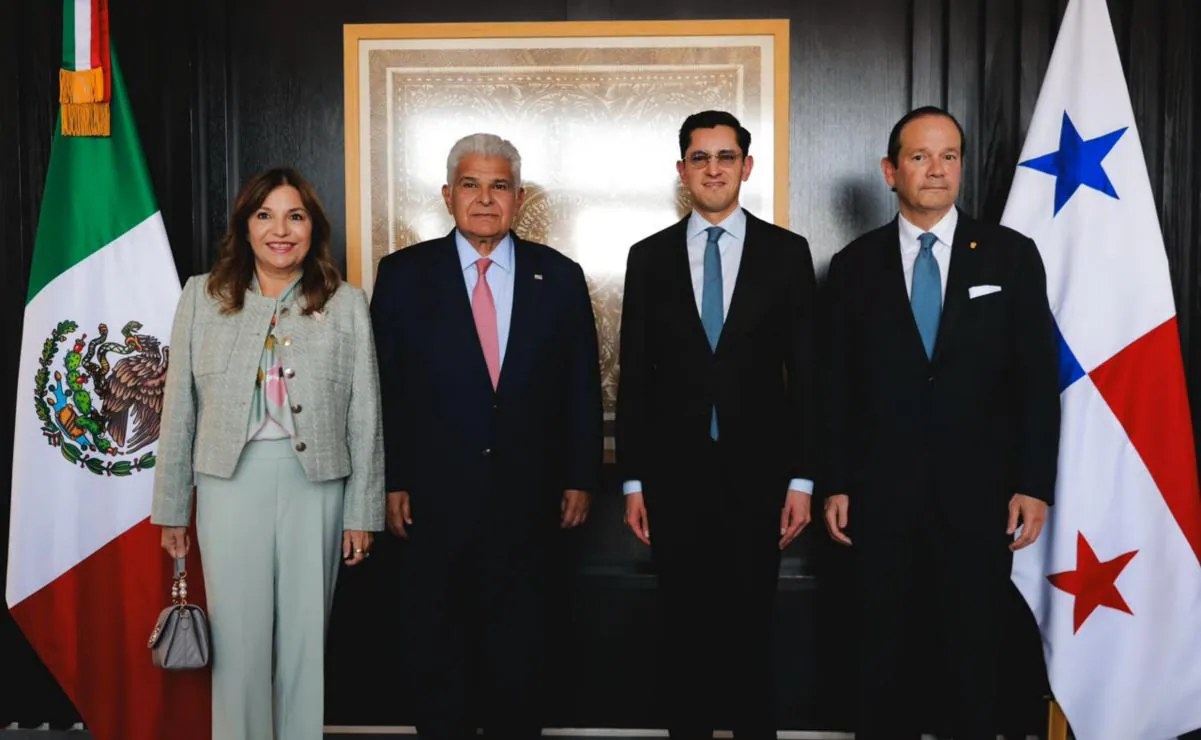 Canciller Velasco recibe a presidente de Panamá en México