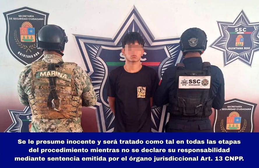 Detienen a hombre por encubrimiento en Benito Juárez