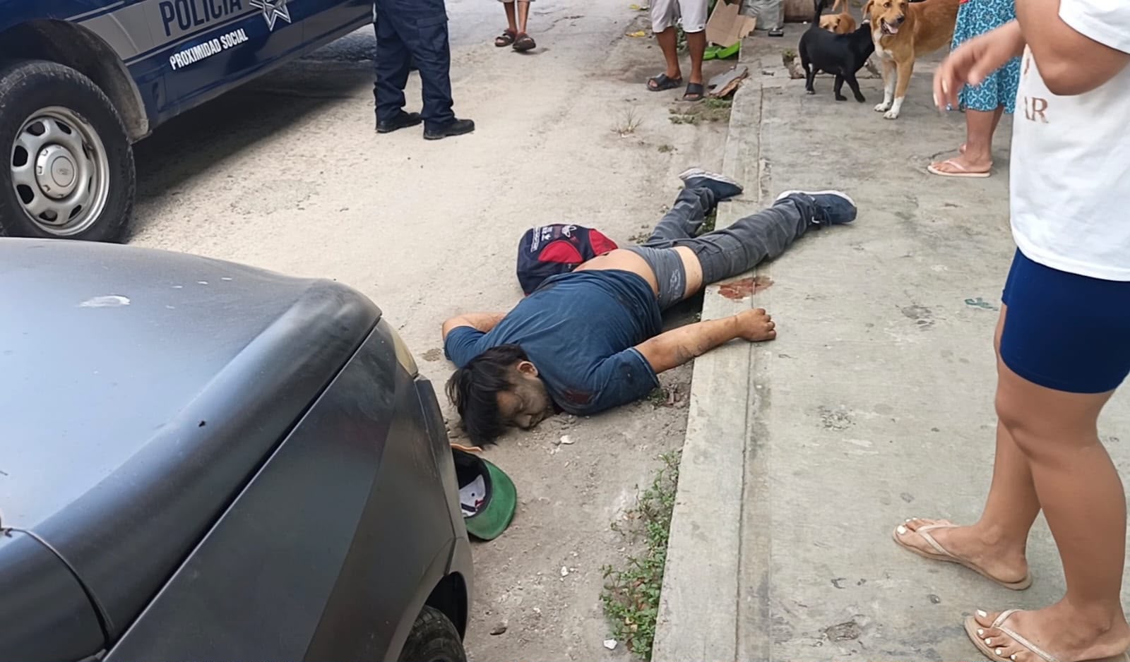 Hieren de bala a hombre en la SM 67 de Cancún