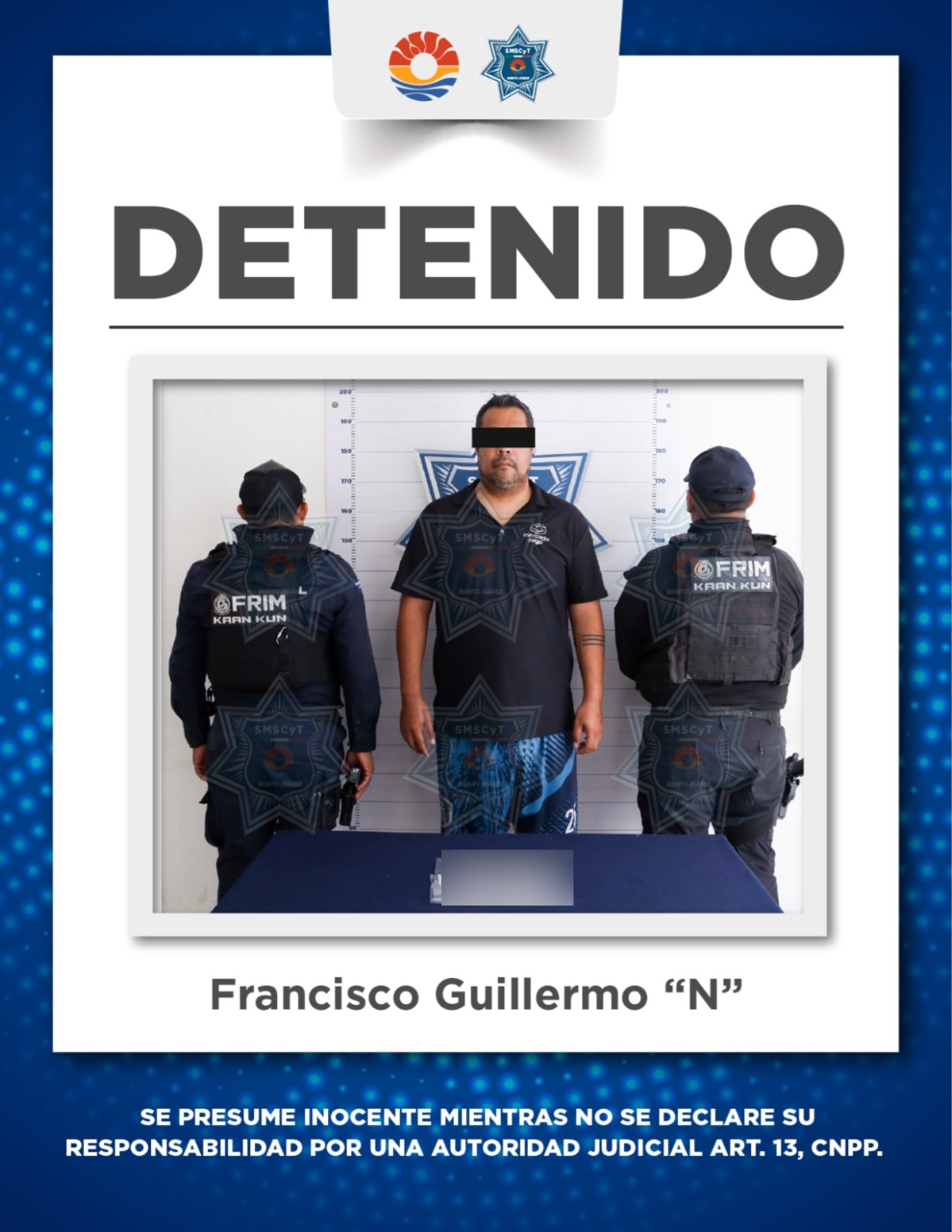 Detienen a hombre por intento de soborno en Cancún