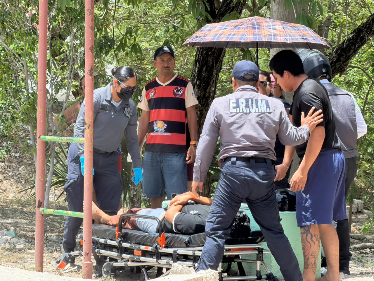 Joven herido por disparos en la Región 233 de Cancún