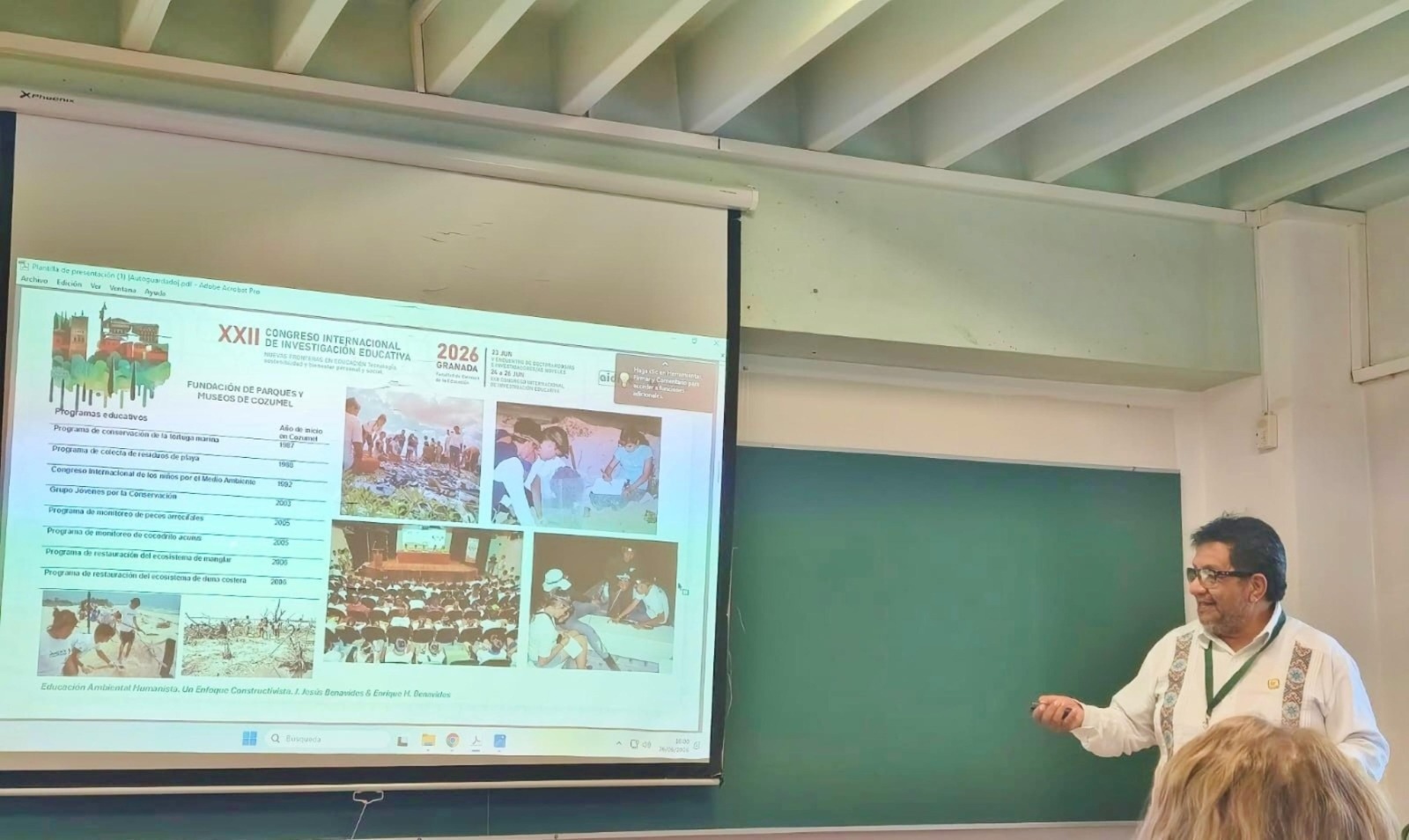 Modelo educativo ambiental de Cozumel destaca en España