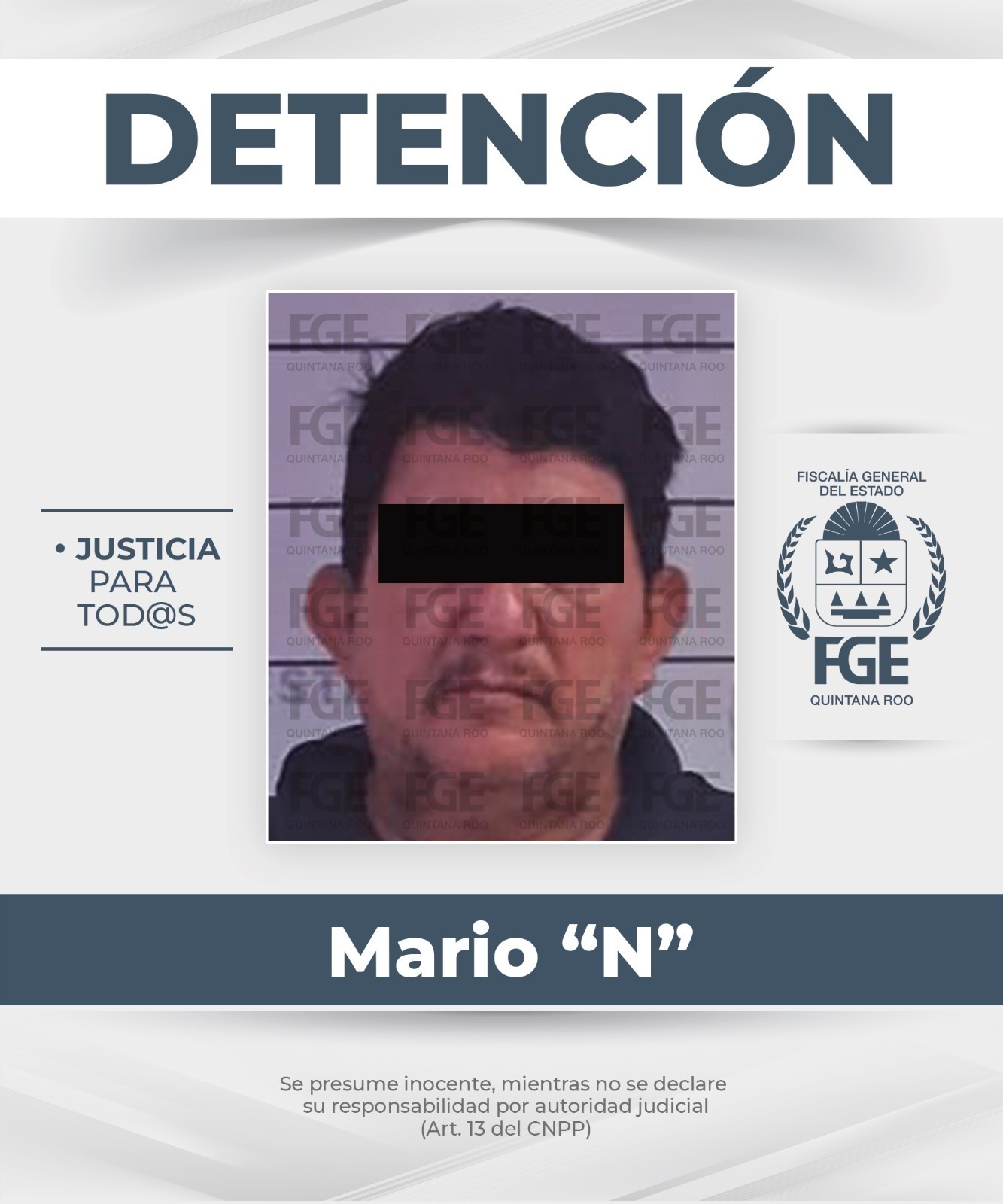 Detienen a Mario N por narcomenudeo en Othón P. Blanco