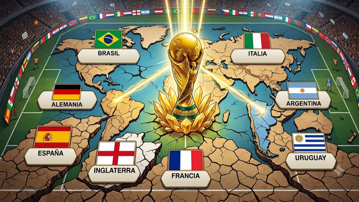 Mundial 2026: solo ocho países dominan la historia