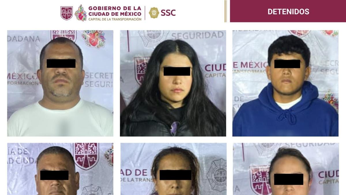 Detienen a seis vinculados al CJNG en Álvaro Obregón