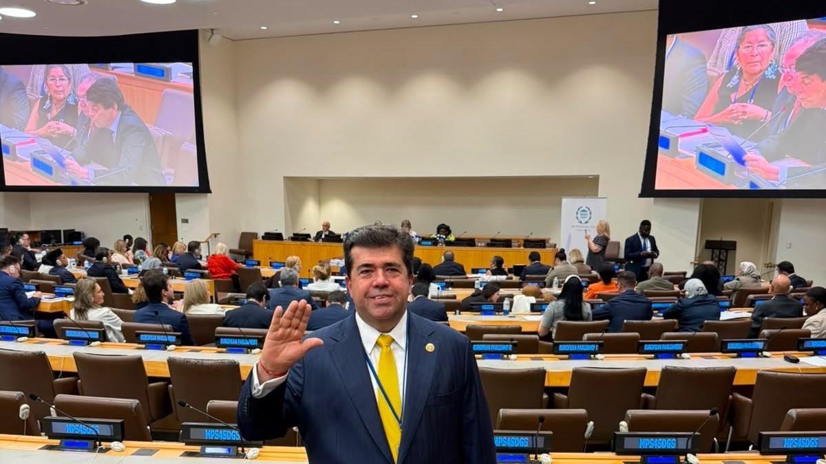 Pedro Haces impulsa propuestas para acelerar Agenda 2030 en la ONU