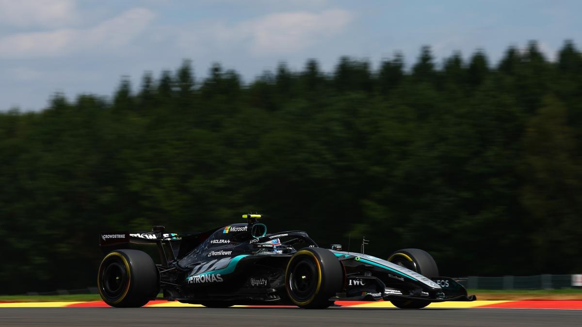 Antonelli lidera práctica 2 en Bélgica; Checo Pérez 20