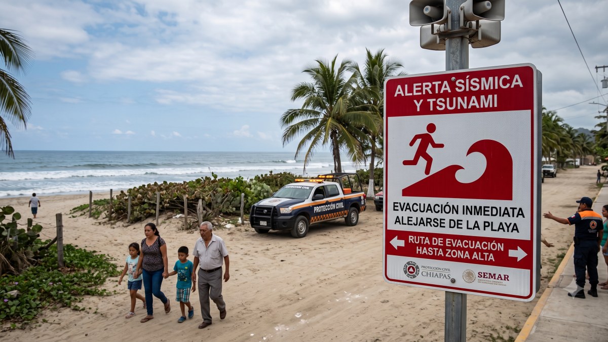Chiapas y Tabasco sin daños tras sismo de 7.4