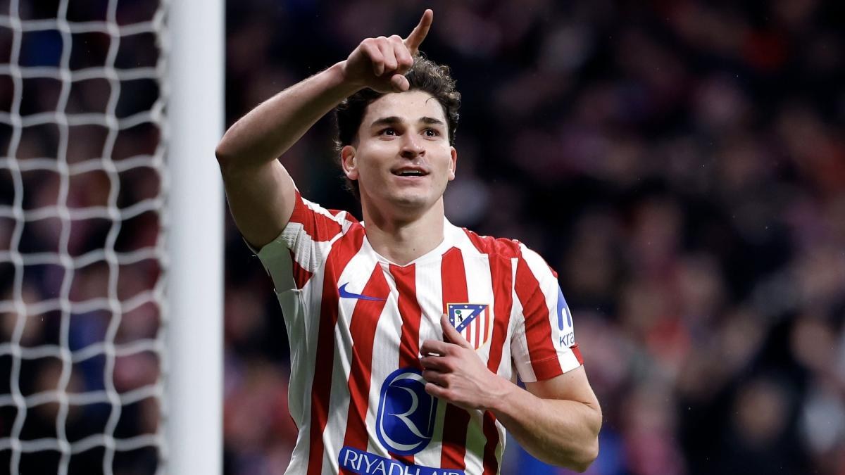 Atlético Madrid confirma intransferibilidad de Julián Álvarez