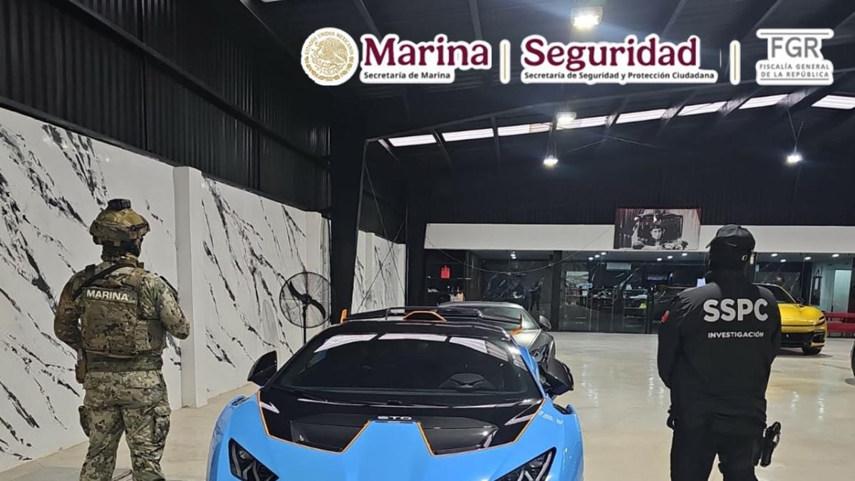 Decomisan 15 vehículos de lujo a presunto operador del CDN
